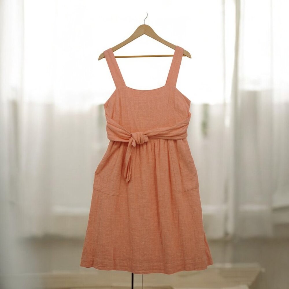 Meadow‎ Rue by Anthropologie Light Orange Sleeveless Dress (Size 10)
